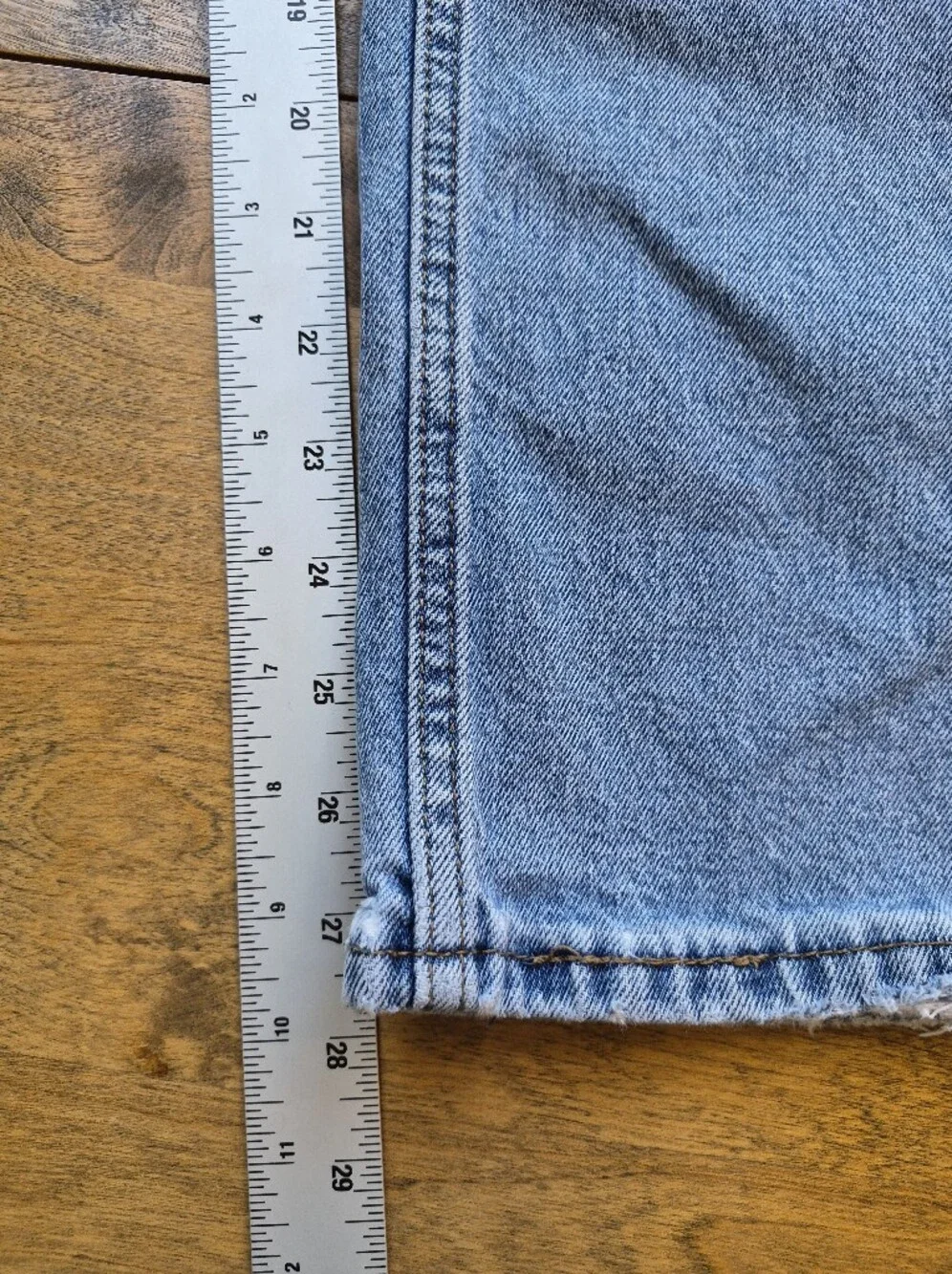 Levi's Jeans Mens 40x28 Signature Gold Relaxed Straight Stretch Denim Light Wash